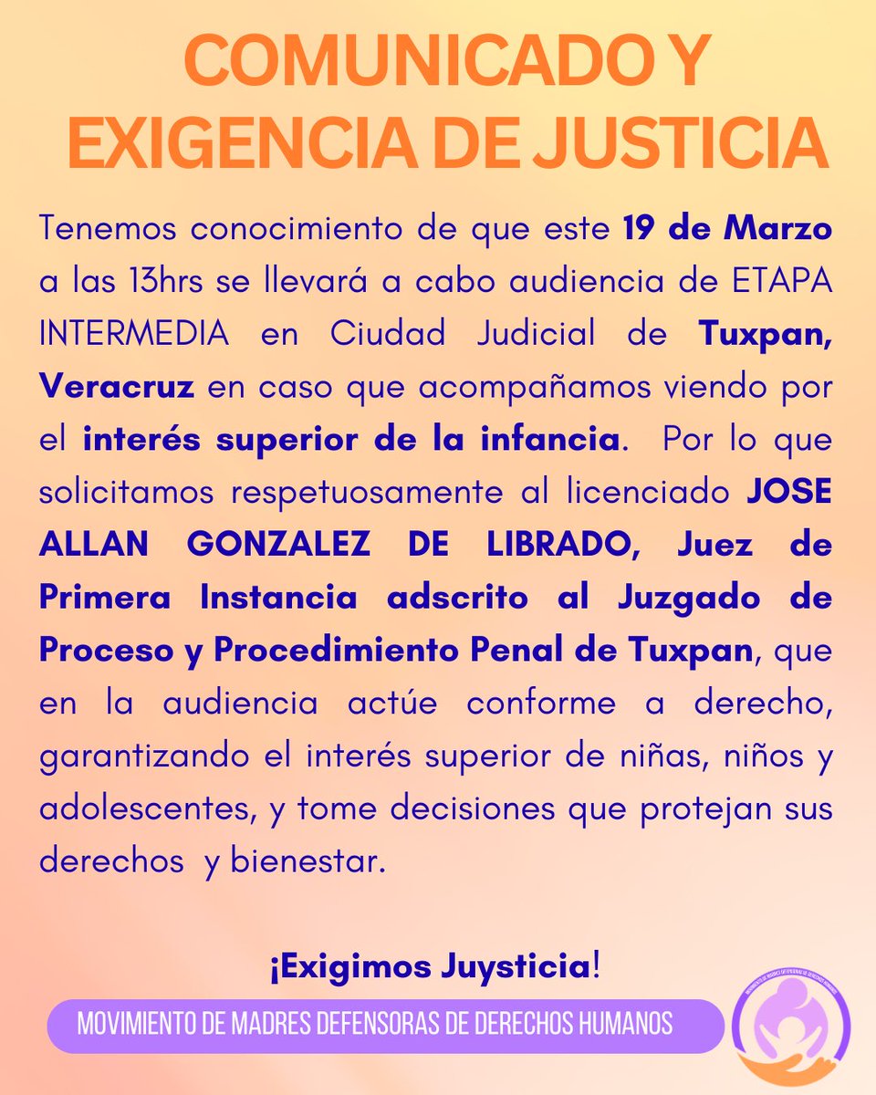 Movimiento de Madres Defensoras de DDHH tweet media