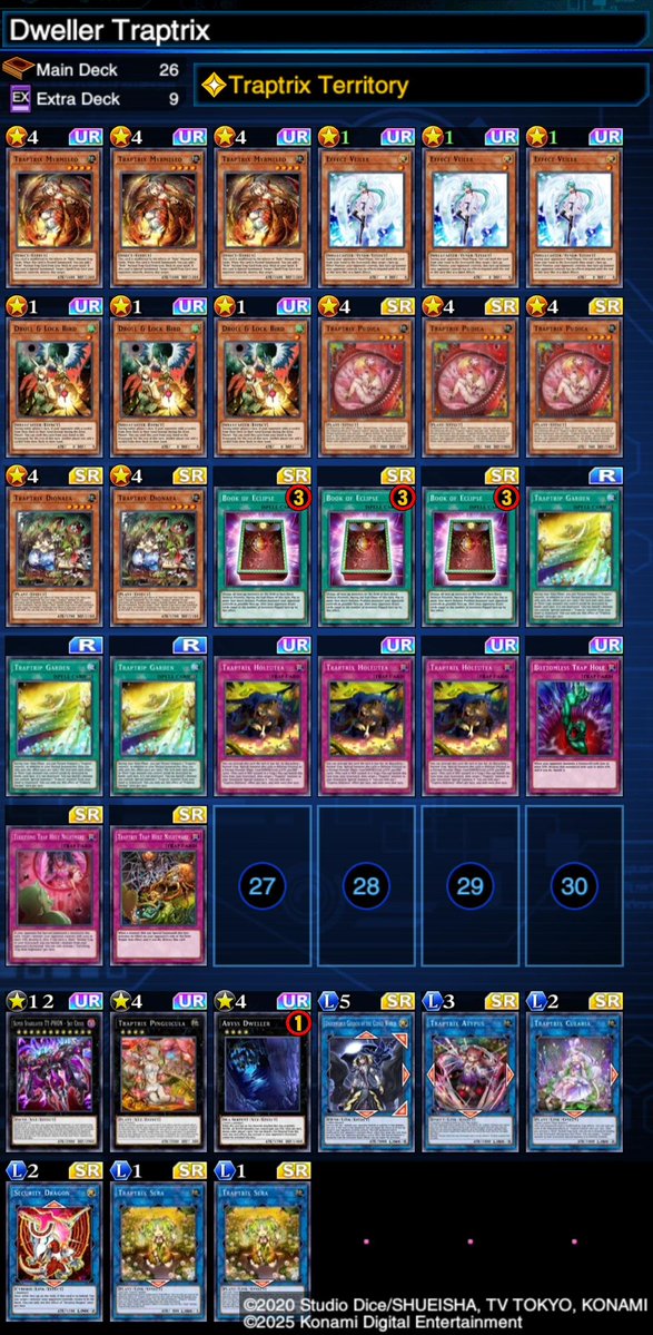 Grand Prix Swiss #137
1st place 🥇

R1 Floo 2-0
R2 Stardust 2-0
R3 Gimmick Puppet 2-0
R4 DQ
R5 Red Eyes 2-1

Top 16 Floo 2-0
Top 8 Stardust 2-0
Top 4 Bee Trooper 2-1
Finals Galaxy 2-1

After almost a year I won another Grand Prix Swiss tournament! Traptrix 🐐