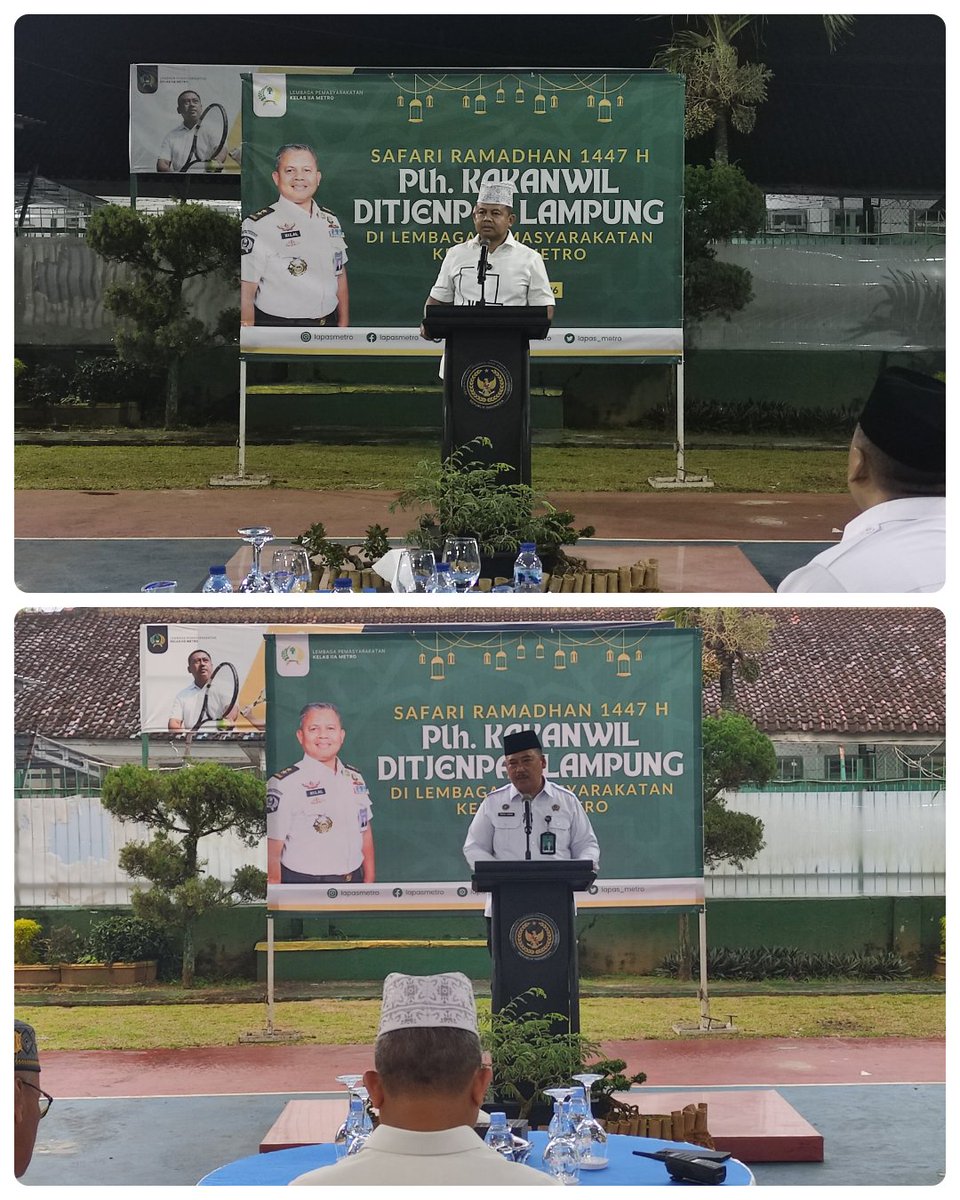 lapas_metro's tweet image. Perkuat Integritas dan Soliditas Jajaran, Lapas Metro Terima Penguatan Tugas dan Fungsi dari Plh. Kakanwil. Rabu, (18/3/2026)

#kemenimipas
#guardandguide
#infoimipas
#pemasyarakatan
#lapasmetro