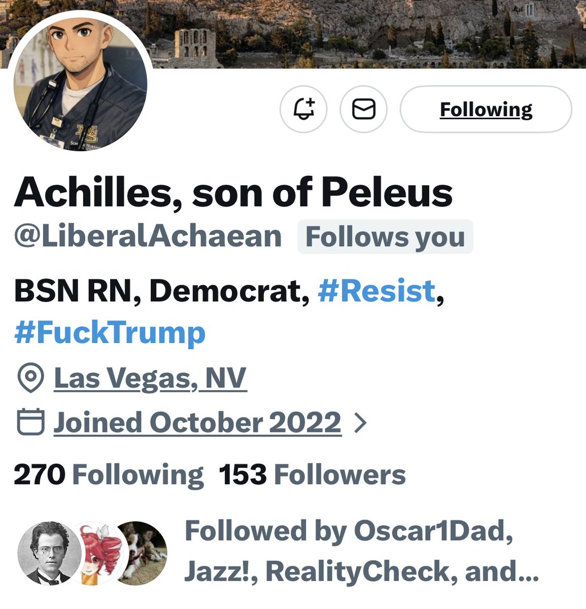 Turquoise__Cat's tweet image. Resisters please meet and follow @LiberalAchaean  

Fierce resister, sharp takes, standing strong against fascism &amp;amp; MAGA nonsense. Join the blue fight! 💙 

#Resist #BlueCrew

🐾Follow 💙Like 🚀Repost