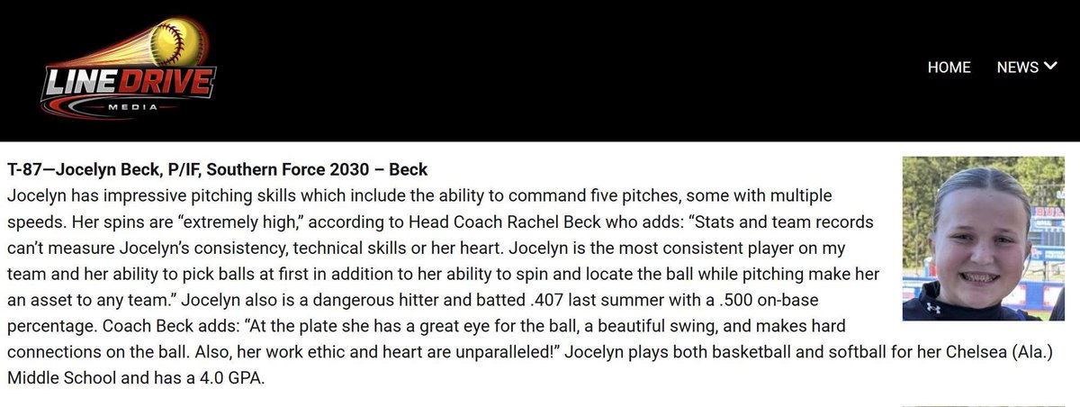 Jocelyn Beck | 2030 P/Corner tweet media