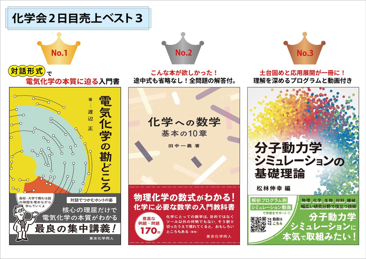 東京化学同人 tweet media