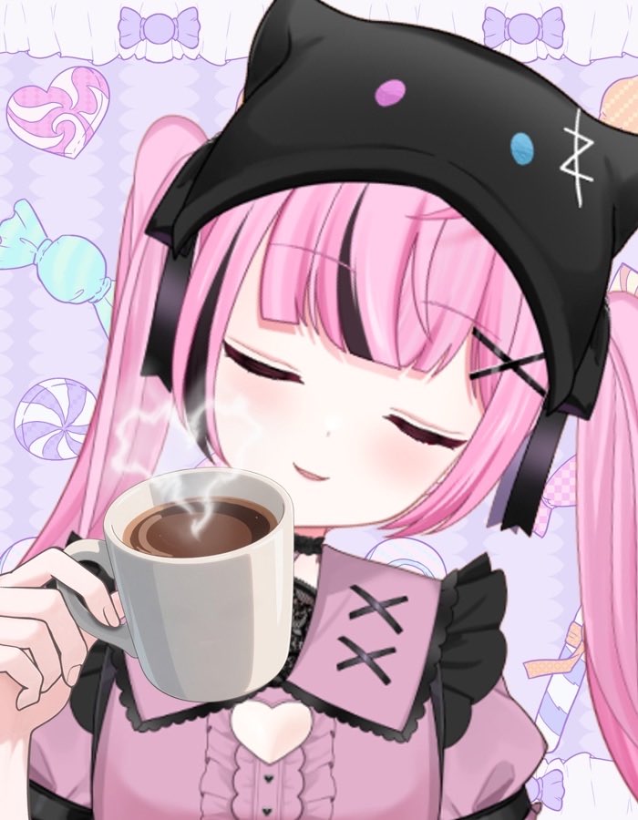 こんず〜！！！🌟
この時期だけの優雅な朝☕️✨️
#おはようVtuber