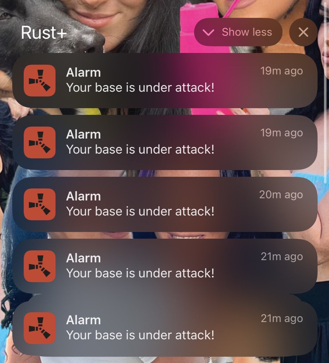 Always when I’m fucking working…