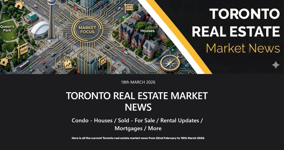 shawnvenasse's tweet photo. TORONTO REAL ESTATE MARKET NEWS https://t.co/Z2Vsr8NLlV https://t.co/SE8uqkAJ2a