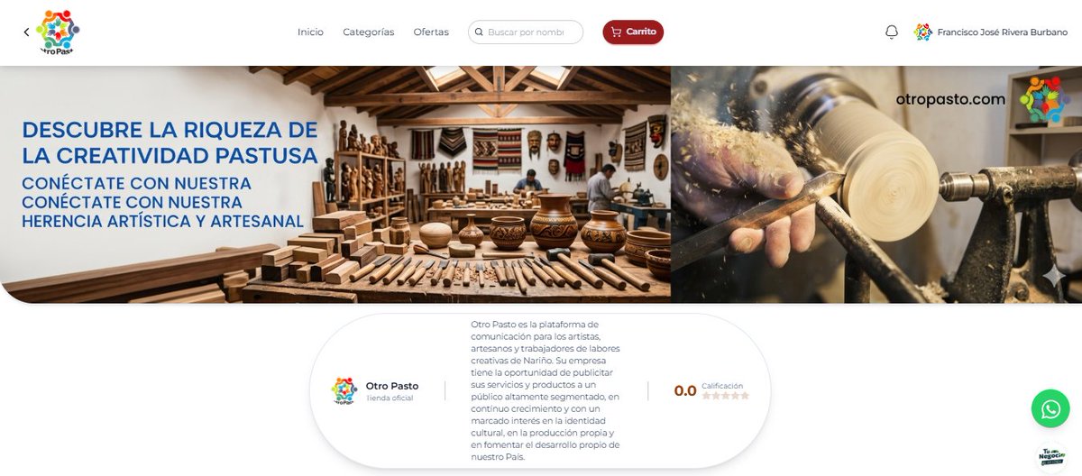 otropasto's tweet image. Otro Pasto implementa su Vitrina Virtual dentro del proyecto Mi Negocio en Línea.
El enlace es
otro-pasto.cercia.co
Los invitamos a explorar y descubrir todo lo que estamos preparando para ustedes
#MiNegocioEnLinea #VitrinaVirtual #ComprasEnLinea #ApoyaLoLocal #Emprendimiento