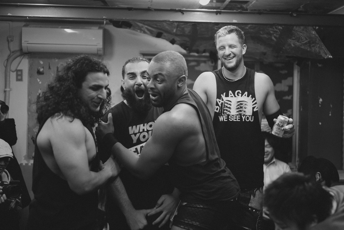 JinKubota's tweet photo. 2026.3.18
#chocopro
#EvilUno 選手
#JuniorBenito 選手
#Haddy 選手
#ChrisBrookes 選手
#BaliyanAkki 選手 https://t.co/R7AExBjmss