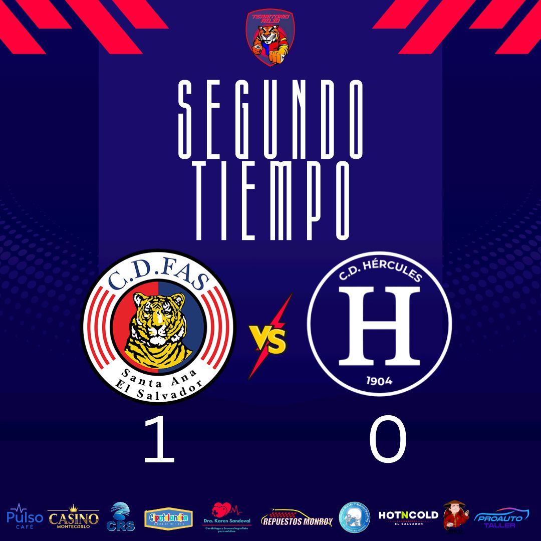 INICIA EL 2DO TIEMPO !!!
FAS 🆚 Hércules 
#SomosTerritorioRojo