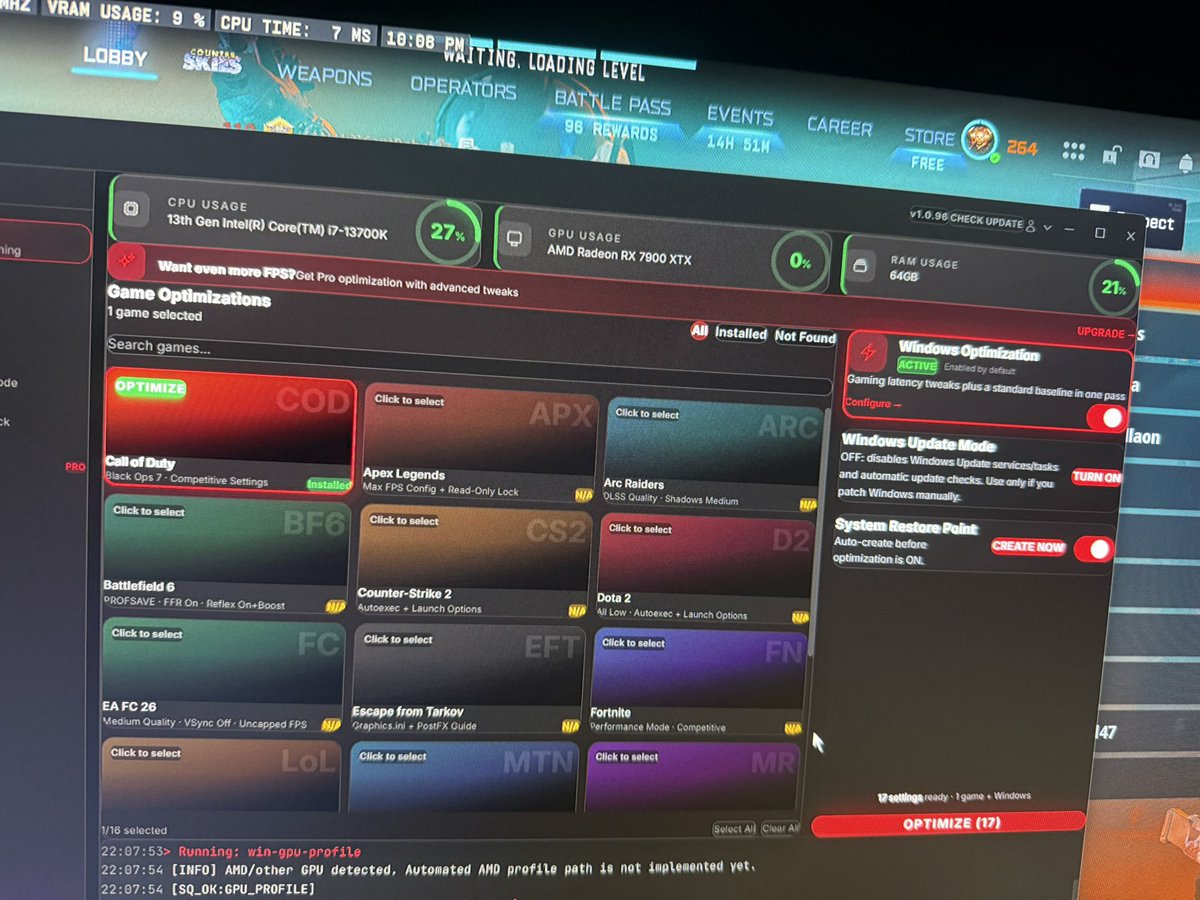 birthofmac's tweet photo. @KIRNEILL any reason why may GPU usage @ 0% https://t.co/Qg0YqAdIpq