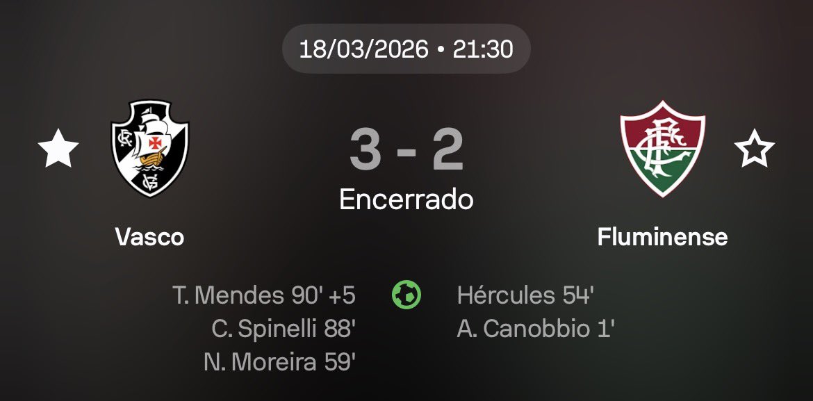 PQP Vasco, vamo porra!