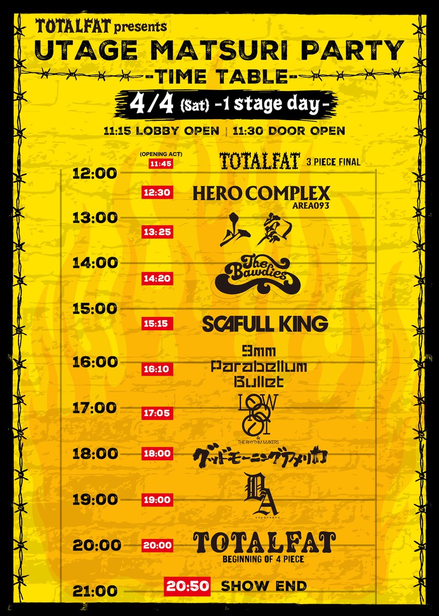 TOTALFAT【25th anniversary】 tweet media