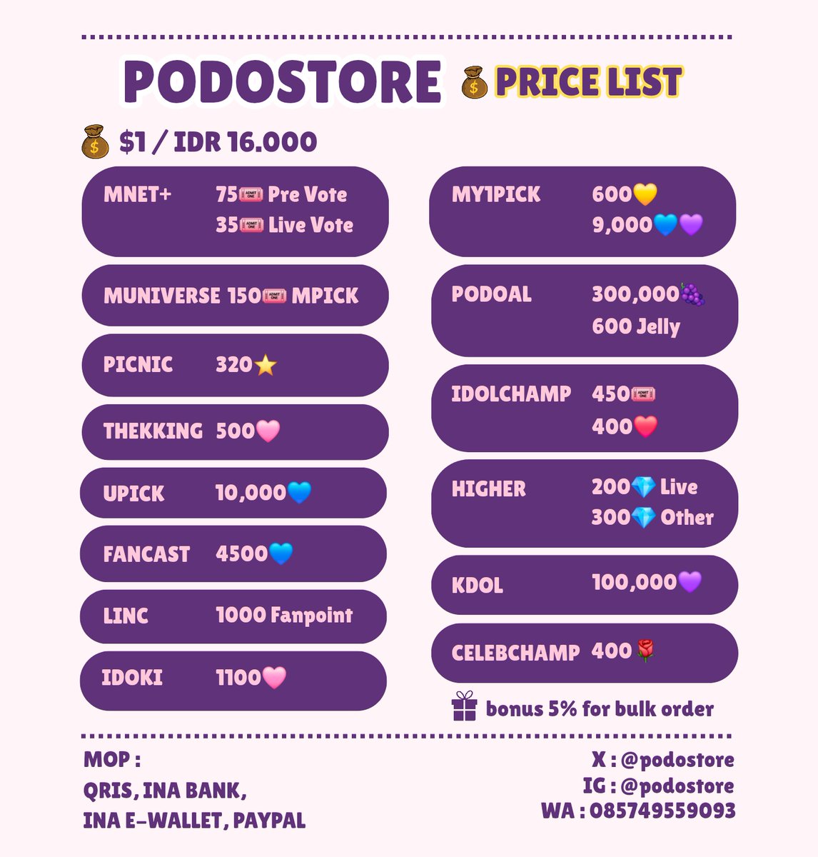 Podo Store tweet media