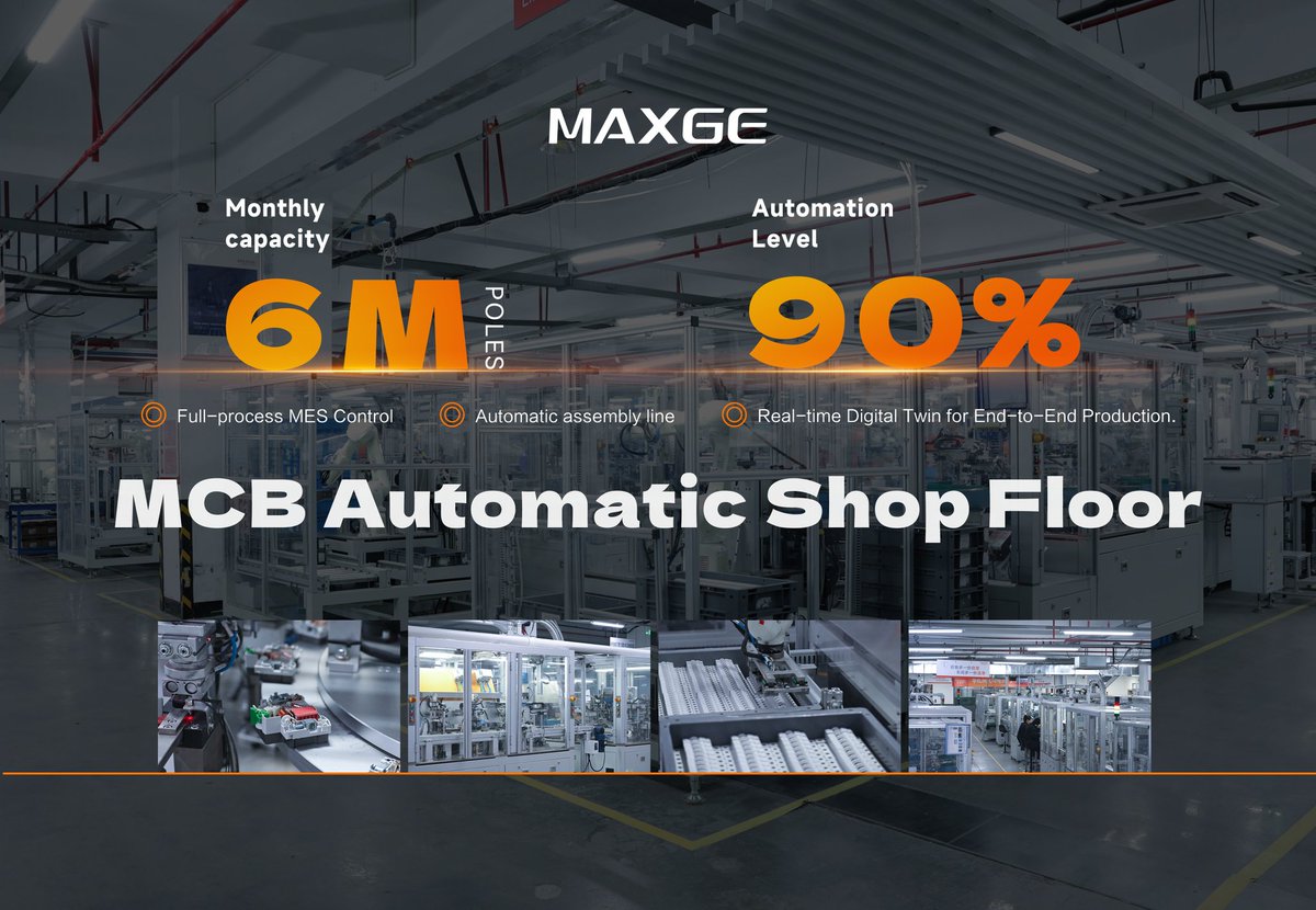 MaxgeEle's tweet image. Each image offers a glimpse into our shop floor and production environment.
Built for long-term partnerships, we provide standard products under the MAXGE brand, as well as OEM/ODM solutions to support your business growth.
#LargeScaleManufacturing #ProductionLines