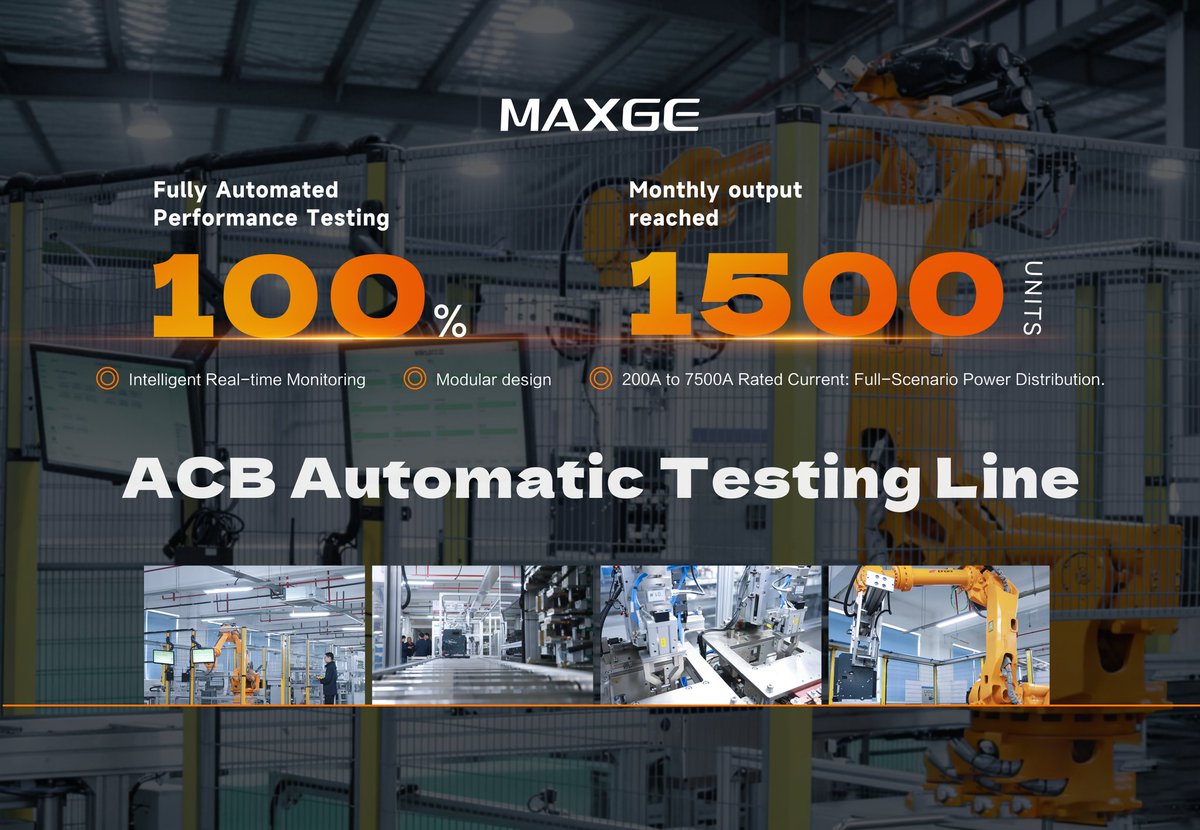 MaxgeEle's tweet image. Each image offers a glimpse into our shop floor and production environment.
Built for long-term partnerships, we provide standard products under the MAXGE brand, as well as OEM/ODM solutions to support your business growth.
#LargeScaleManufacturing #ProductionLines