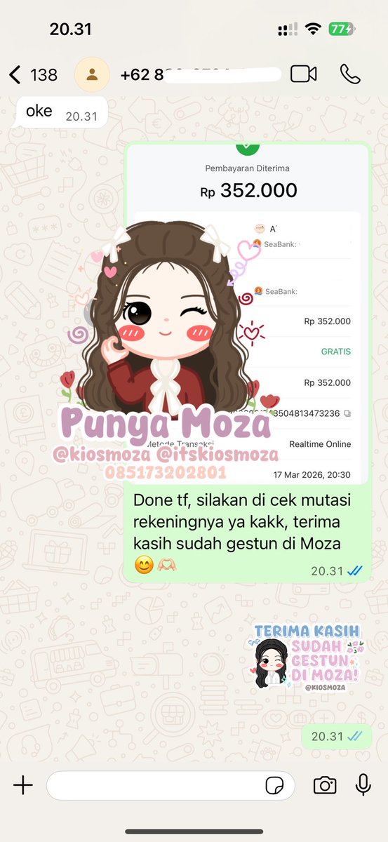 kiosmoza's tweet photo. 1394. gestun kredivo via va
1395. gestun spaylater shopee via scan qr

cair instant💥 https://t.co/5i2A2Nyo7r