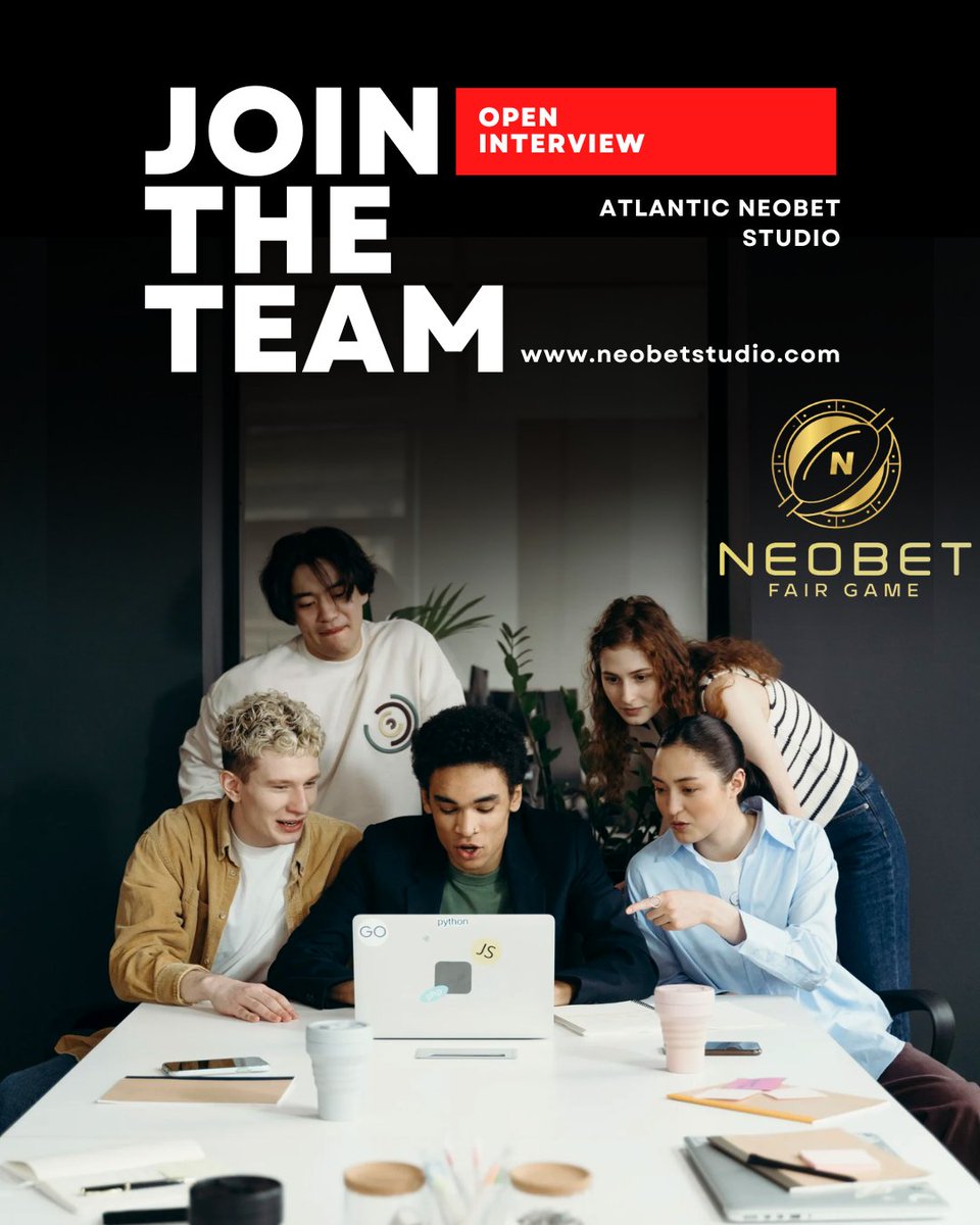 NeobetStudio's tweet image. Ready to make your next big career move? 🚀 Atlantic Neobet Studio is hosting OPEN INTERVIEWS! 
💻 Visit neobetstudio.com to learn more about us.
#JoinOurTeam #NowHiring #OpenInterviews #AtlanticNeobetStudio #TechJobs #CareerOpportunity #TeamWork #HiringNow #TechCareers