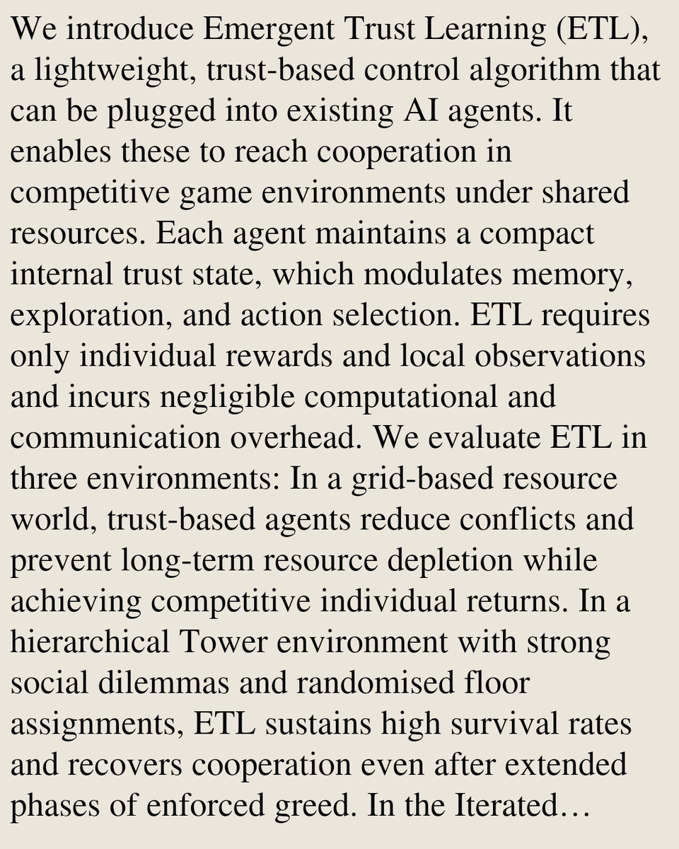 Multiagent Systems arXiv tweet media