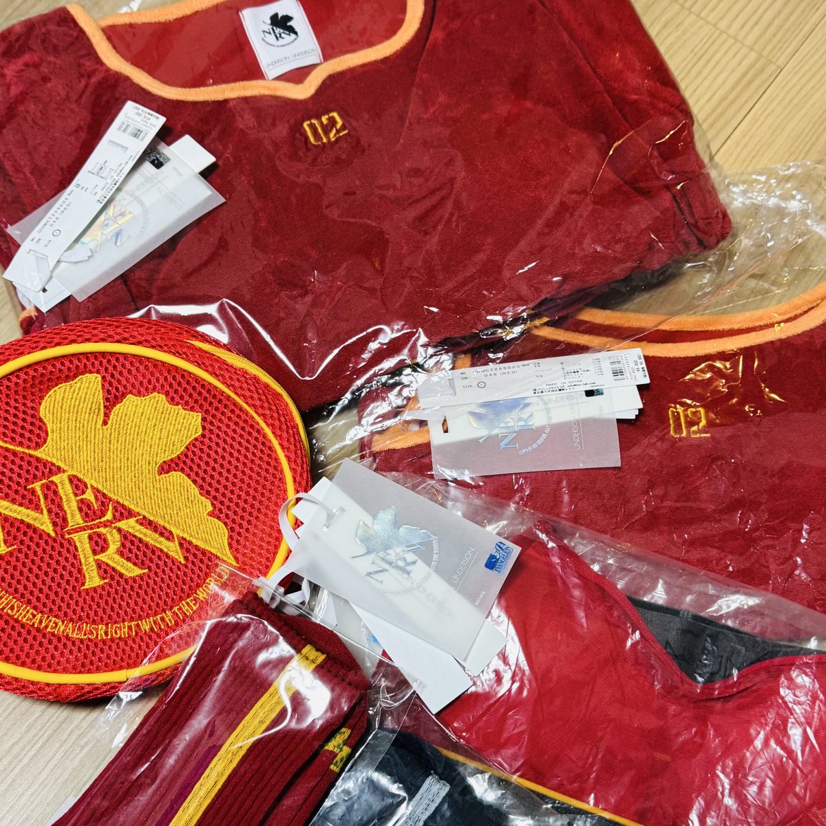2号機のルームウェア届いたよ❤️🧡

いまSALEしてるよ😍
#undersonunderson
#エヴァンゲリオン