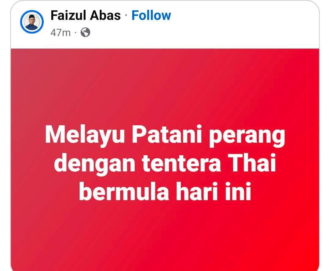 OBvlogs's tweet photo. Thailand, oh Thailand 🇹🇭, not content with just taking from Cambodia 🇰🇭, Laos 🇱🇦, and Myanmar 🇲🇲, now they're even swiping from Malaysia 🇲🇾. How intriguing 🤔 🤔. Thailand are really the invader ￼ here. ￼

**Facebook Post: PATTANI MALAYS START WARNING WITH THAI ARMY**

🚨 **Historic Reminder: The Struggles of Pattani** 🚨

1. **A Glorious Past**  
Did you know that before the 18th century, Pattani was a vibrant and independent Islamic Malay government known as the Sultanate of Pattani? It had its own Sultan, spoke the Malay language, and practiced Islam. The Sultanate maintained strong ties with neighboring states like Kelantan and Terengganu. However, the peace was disrupted as the Siamese began their aggressive campaigns against Pattani, leading to significant turmoil.

2. **Conquest and Control**  
By the late 18th to early 19th centuries, Siam succeeded in conquering Pattani, fragmenting its territory into smaller states for easier governance. This marked the beginning of a new chapter where Pattani fell under Siamese control, the Sultan lost his authority, and administration was centralized in Bangkok, stripping the region of its autonomy.

3. **The 1909 Treaty**  
A pivotal moment in this history was the Anglo-Siamese Treaty of 1909. This agreement resulted in Siam retaining Pattani while the British took control over Kedah, Perlis, Kelantan, and Terengganu. As a consequence, Pattani remained within Thailand’s borders, despite the deep cultural and historical ties it shares with the Malay world.

Today, the people of Pattani are raising their voices once more, reminding us of their rich history and the ongoing struggles for recognition and rights. Let us stand in solidarity as they navigate these challenging times. 🇲🇾✊

#Pattani #MalayHistory #ThaiArmy #CulturalRights #Solidarity