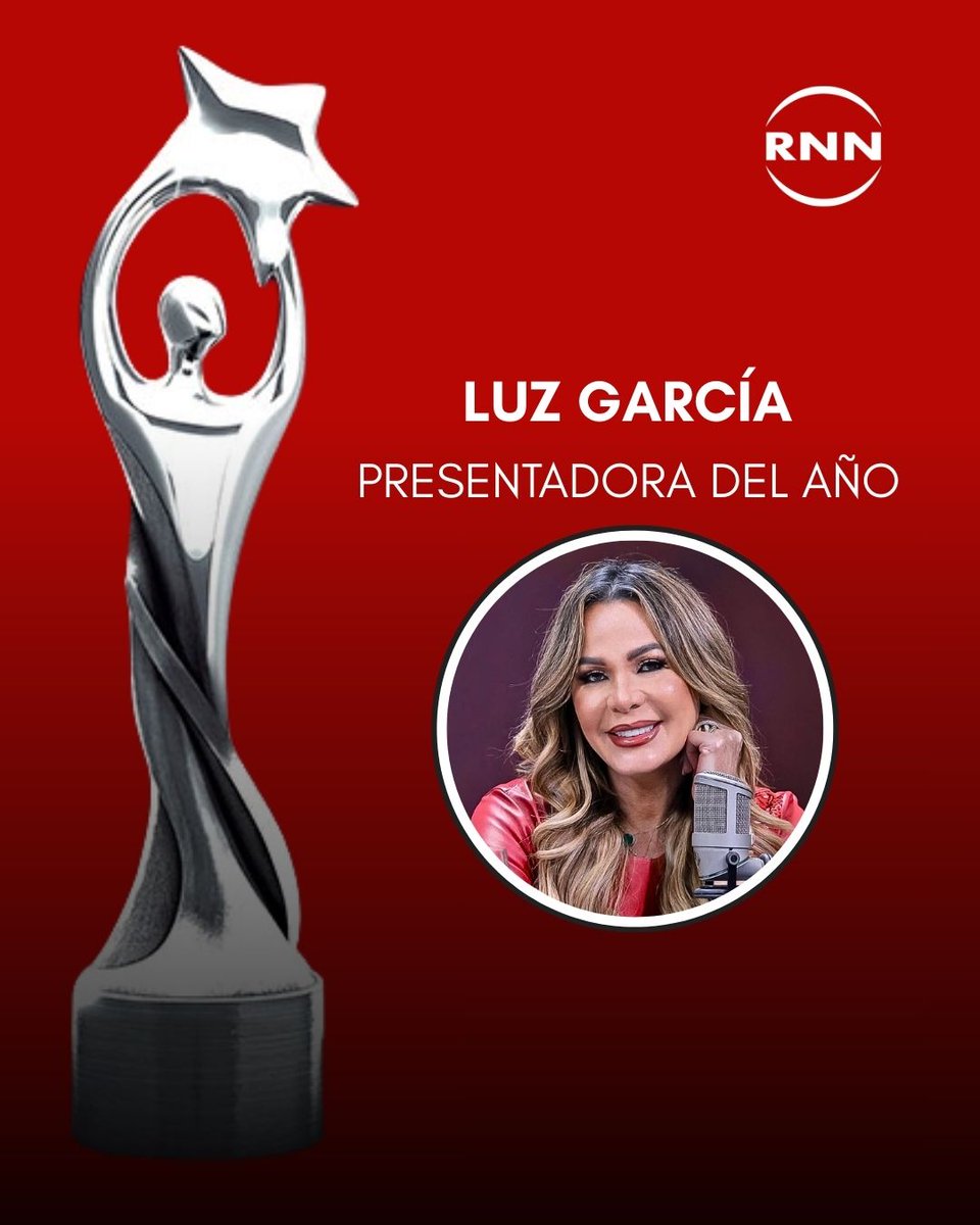 NoticiasRNN's tweet photo. Luz García se alzó con el Soberano a Presentadora del Año.

#NoticiasRNN #Soberano2026 #PremiosSoberano #Acroarte #Soberano41 https://t.co/gqceN8vITR