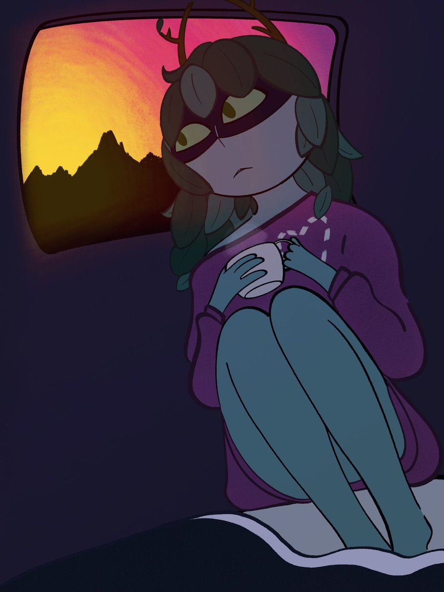 tacochronicles's tweet photo. A sweater still imbued with the power of liking someone a lot. #finntress https://t.co/cXxY7CHmm2