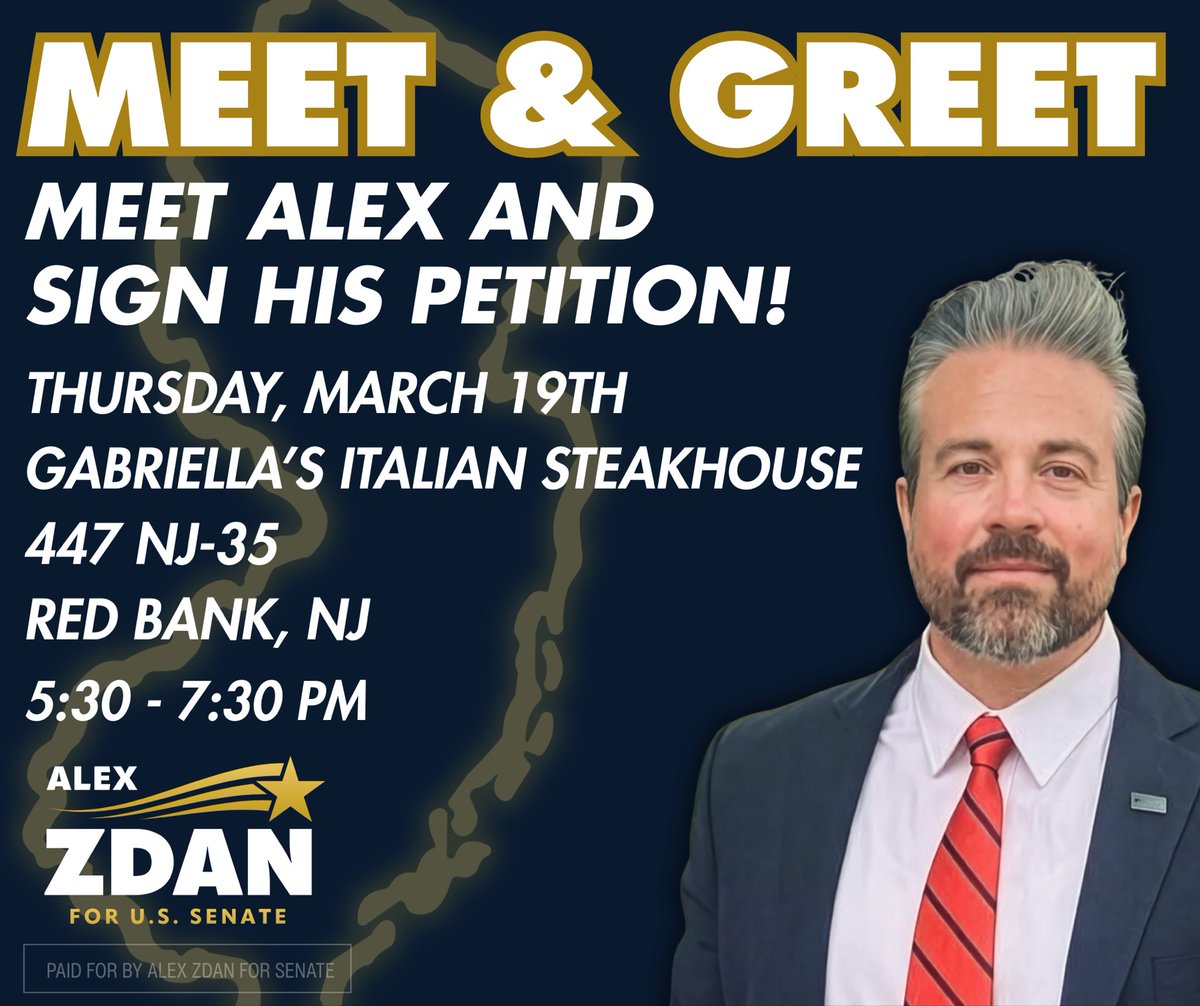 Alex Zdan for Senate tweet media