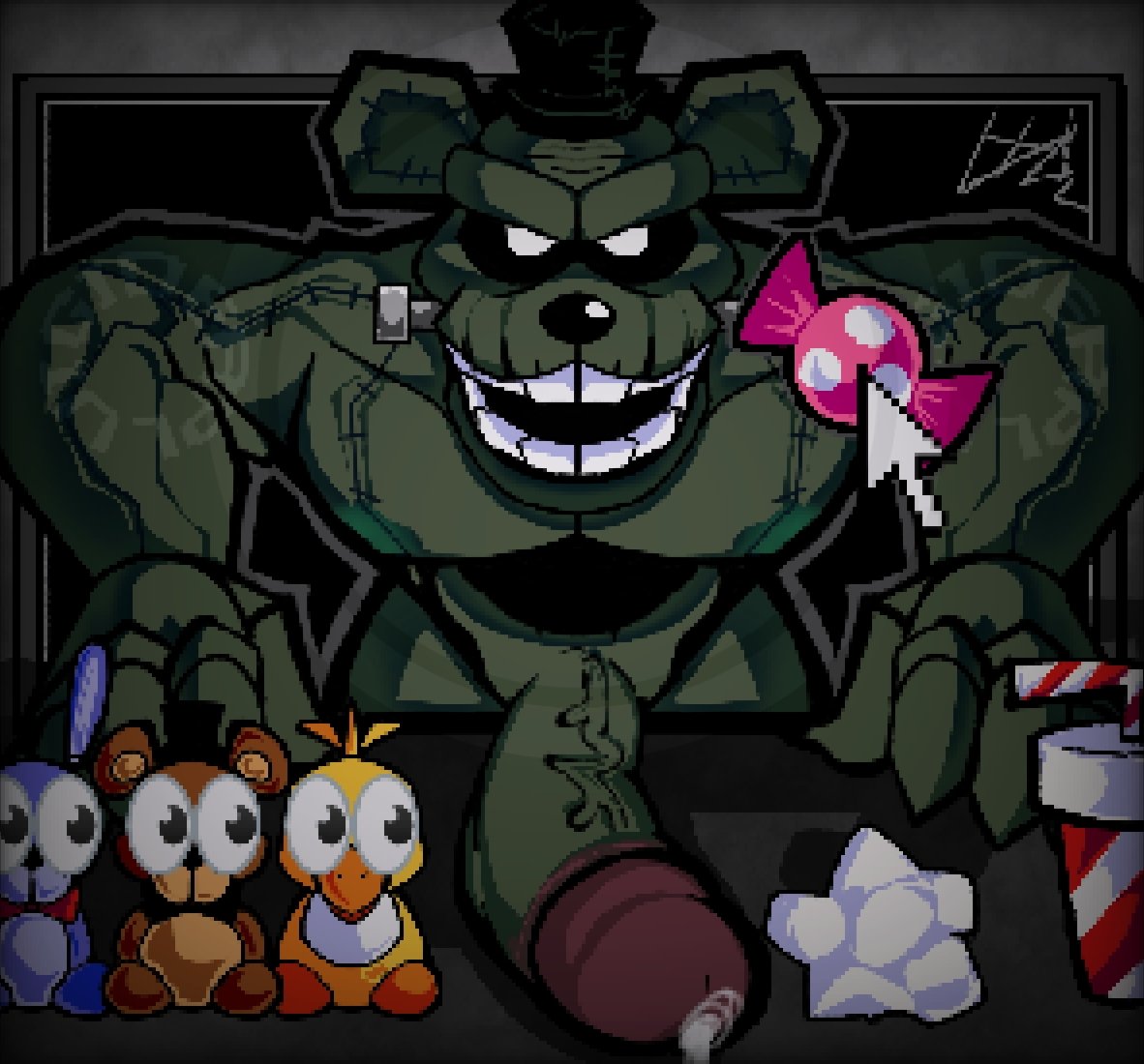 DerpWeegeeee's tweet photo. The best fnaf fangame I've played in years #dreadbear #fivenightsatfrickbears3 https://t.co/yjgKyTHbW3