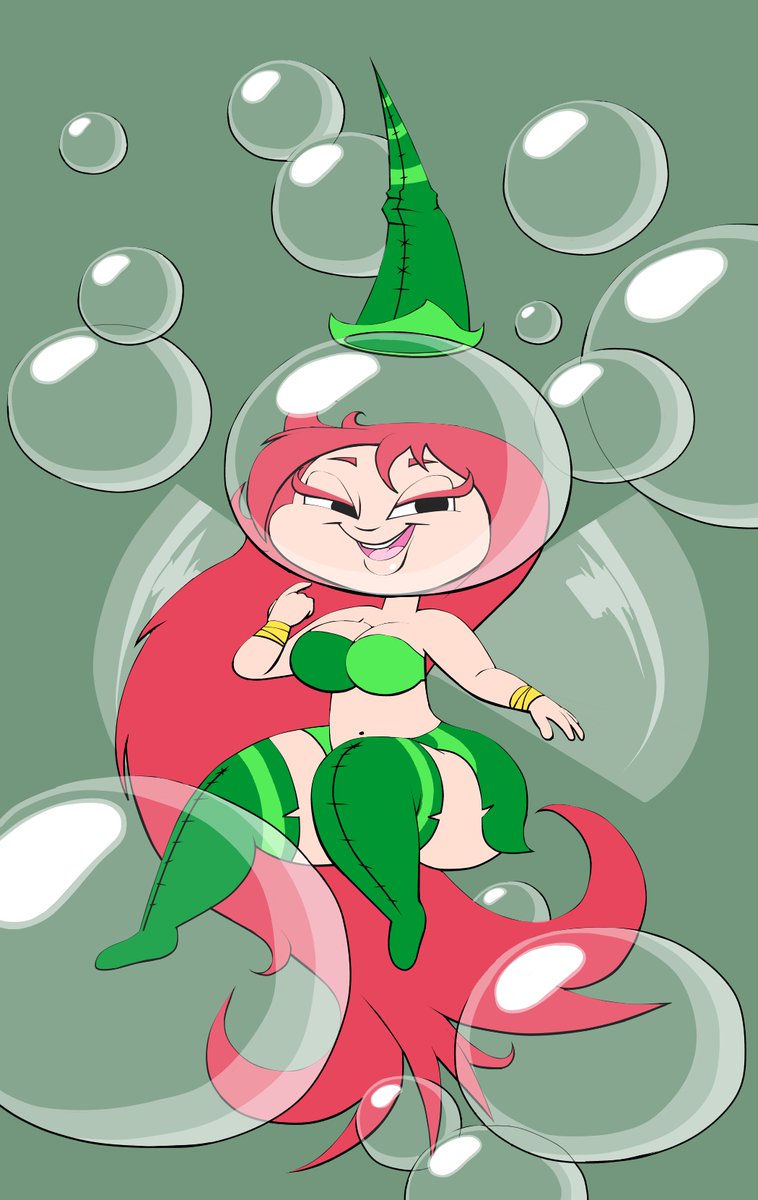 Check out Betilla accessorizing with her bubble! It's a hat on a Check out Betilla accessorizing with her bubble! It's a hat on a
