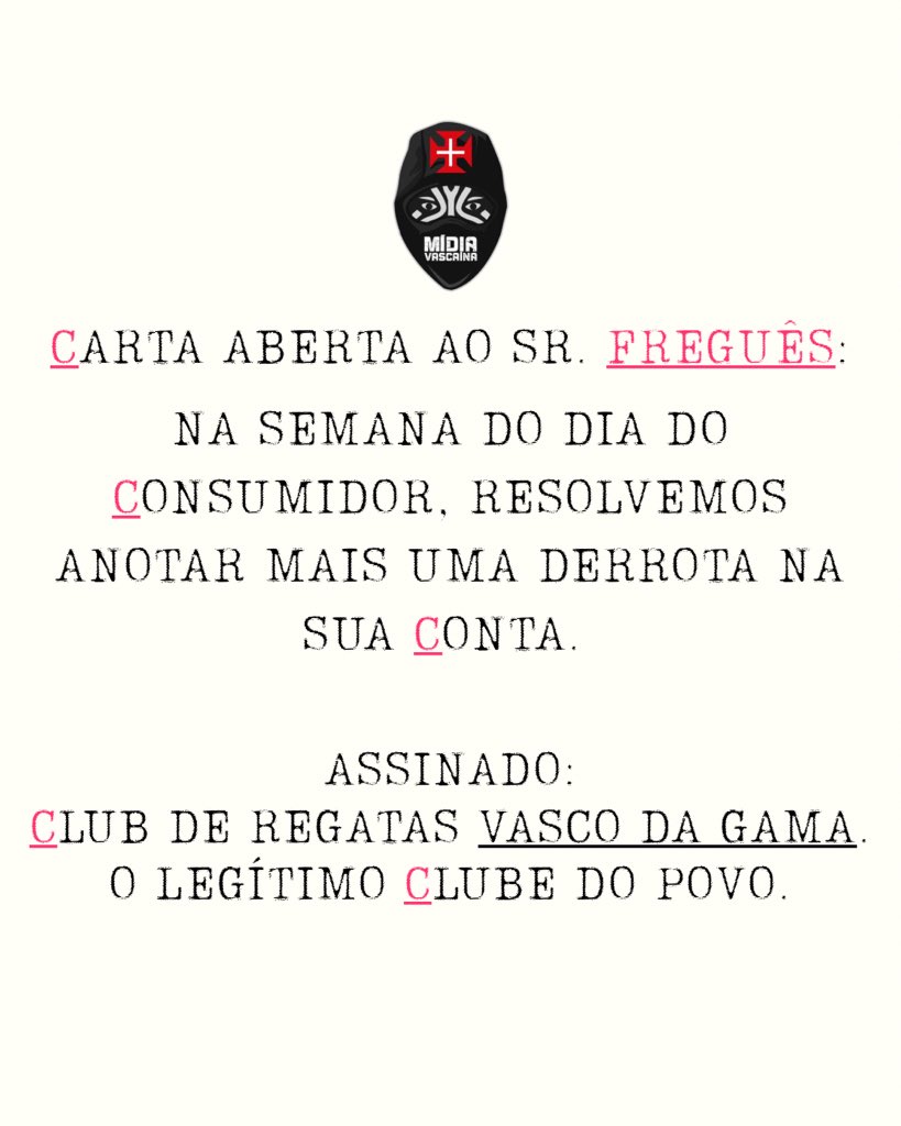 ⚠️💢 C ARTA ABERTA!!!