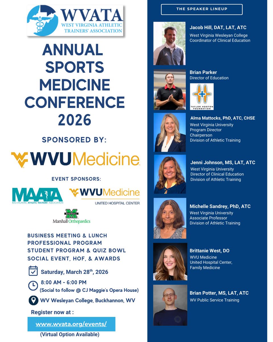 West Virginia Athletic Trainers' Association tweet media