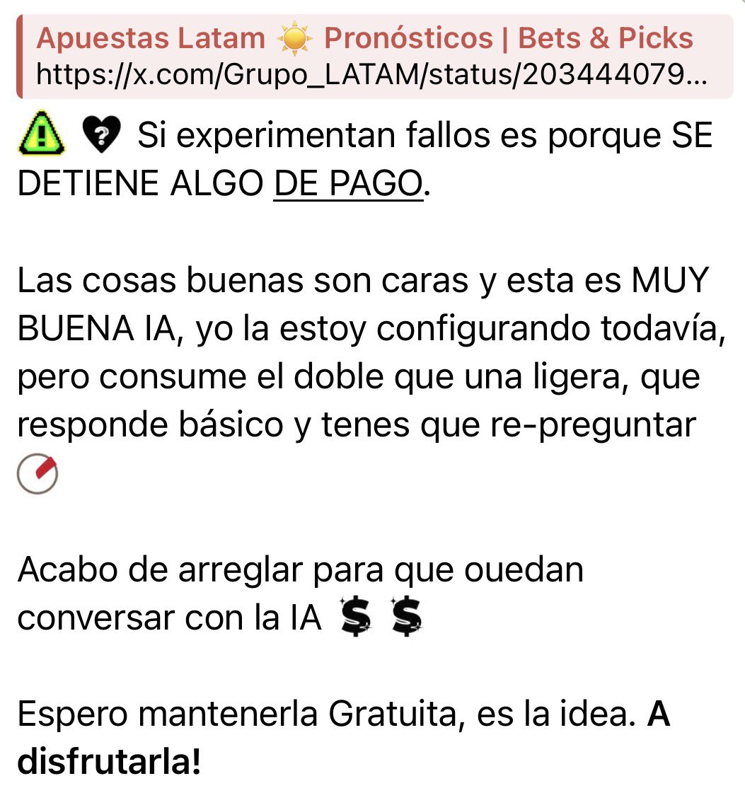 Apuestas Latam ☀️ tweet media