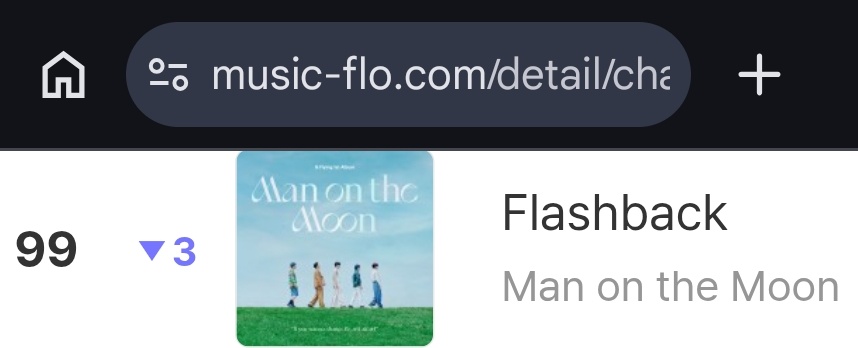 NFiaofficial's tweet photo. Flashback ranked #99 on the Top 100 Flo Real Time chart  (11 AM KST) https://t.co/5HmIHwIrrR