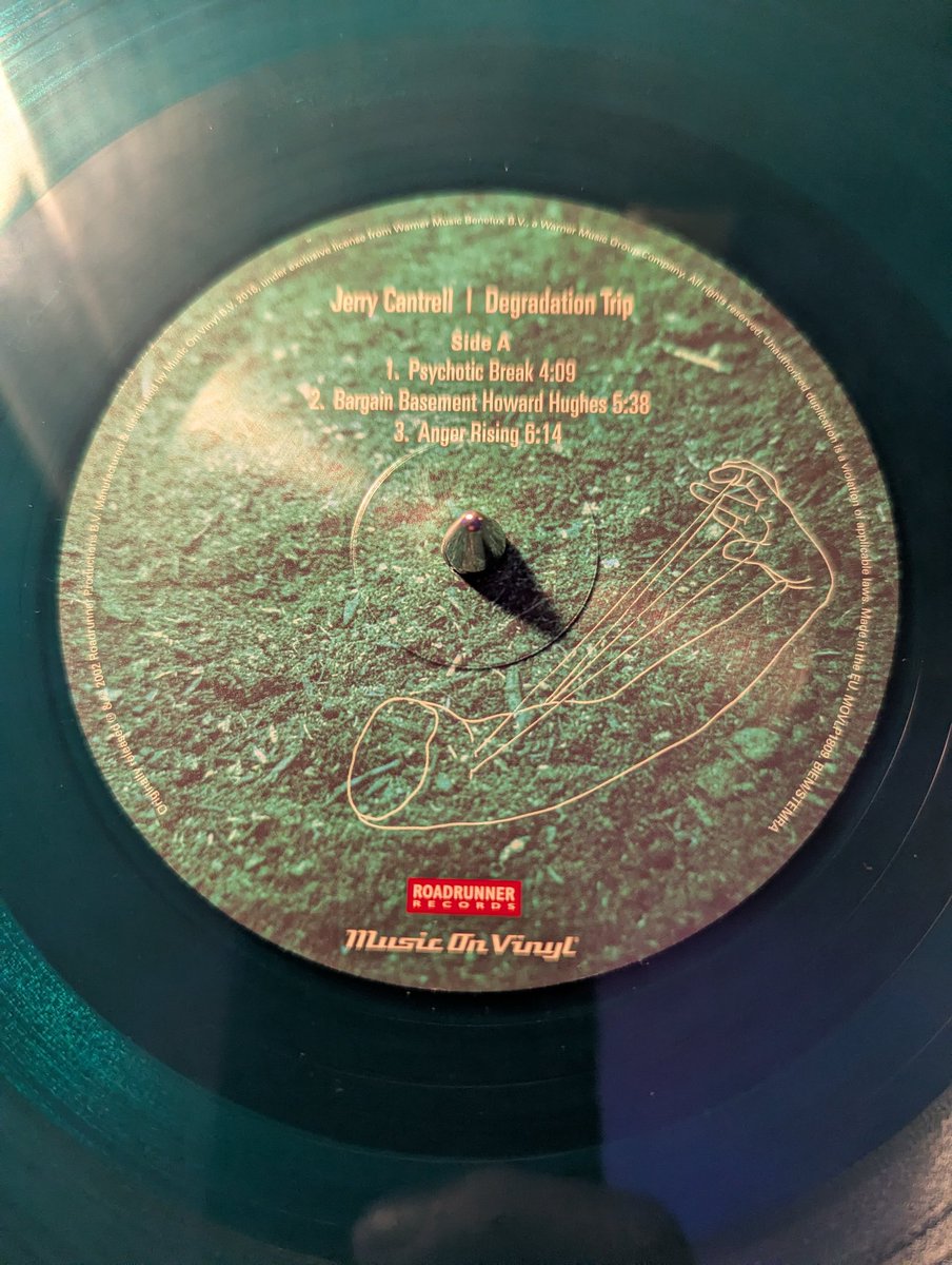 Jerry Cantrell Degradation Trip. This is a 2016 Music On Vinyl release. Happy Birthday <a href="/JerryCantrell/">Jerry Cantrell</a>. Thank you for your music.  🎂🎶✌️❤️🇨🇦