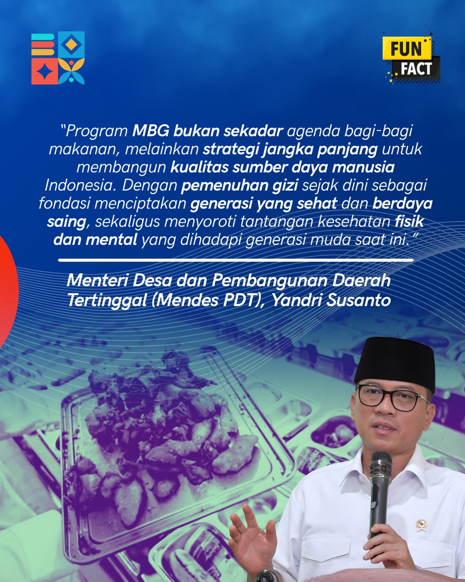 Investasi terbaik dimulai dari piring yang bergizi. MBG bukan sekadar program, tapi langkah nyata membangun generasi kuat dan desa yang mandiri.

#MBG #SPPG #Investasi #Gizi #Makan