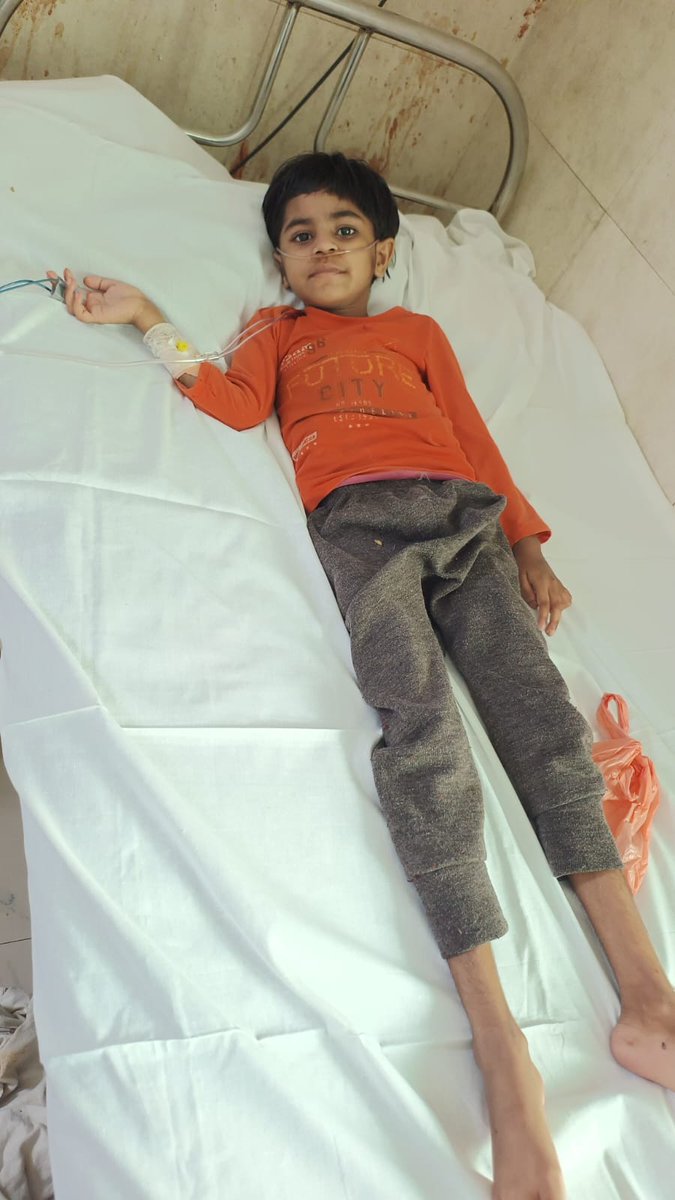Baby Khusboo is suffering from a rare genetic disease, Ataxia Telangiectasia, which has no cure. She depends on continuous oxygen support to survive. Her father is a  labourer and can't afford cost of oxygen cylinders. Kindly  help Baby Khusboo 🙏