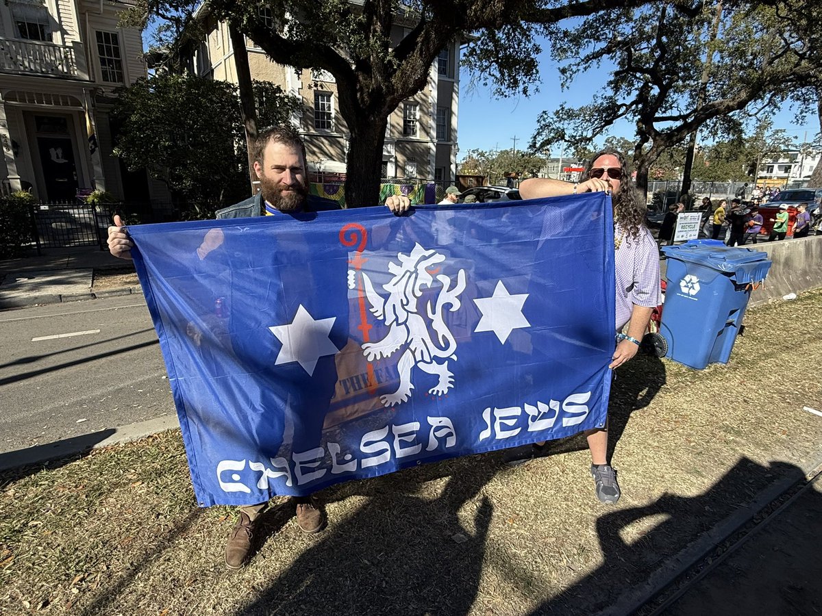 <a href="/CFCILOfficial/">Chelsea Israel 🇮🇱 צ׳לסי ישראל</a> <a href="/ChelseaJewishSG/">Chelsea Jewish Supporters’ Group</a> We were going through photos from Bluesday V and found this one. Thought you lot might appreciate it.