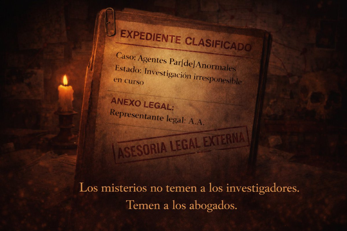 AgentesParDeAnormales tweet media