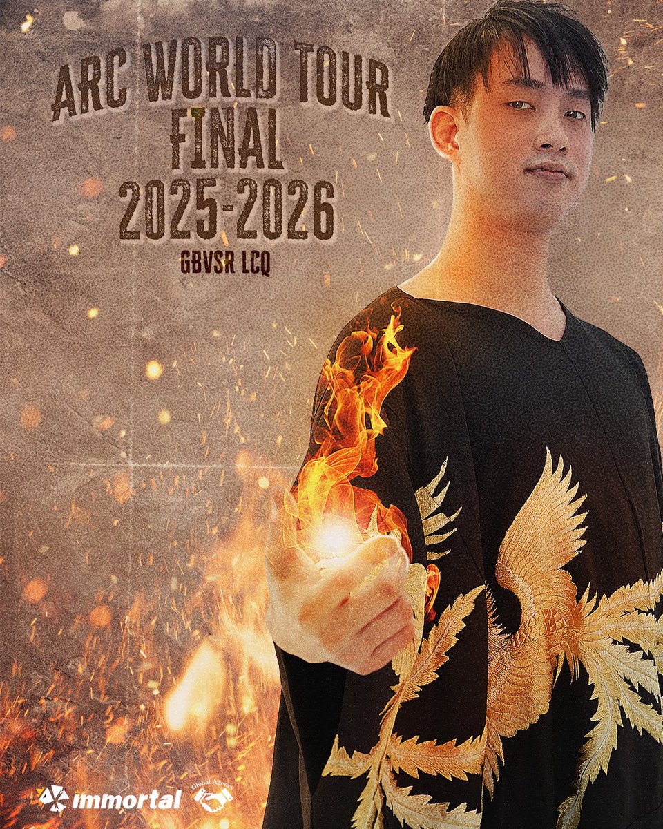 RQ enters ARC WORLD TOUR LCQ 2025-2026 🔥

韓国・ソウルで開催される大会に、immortalゲーマー部門所属のRQが出場します。

応援よろしくお願い致します
🤜⚡️🤛

#IMMWIN