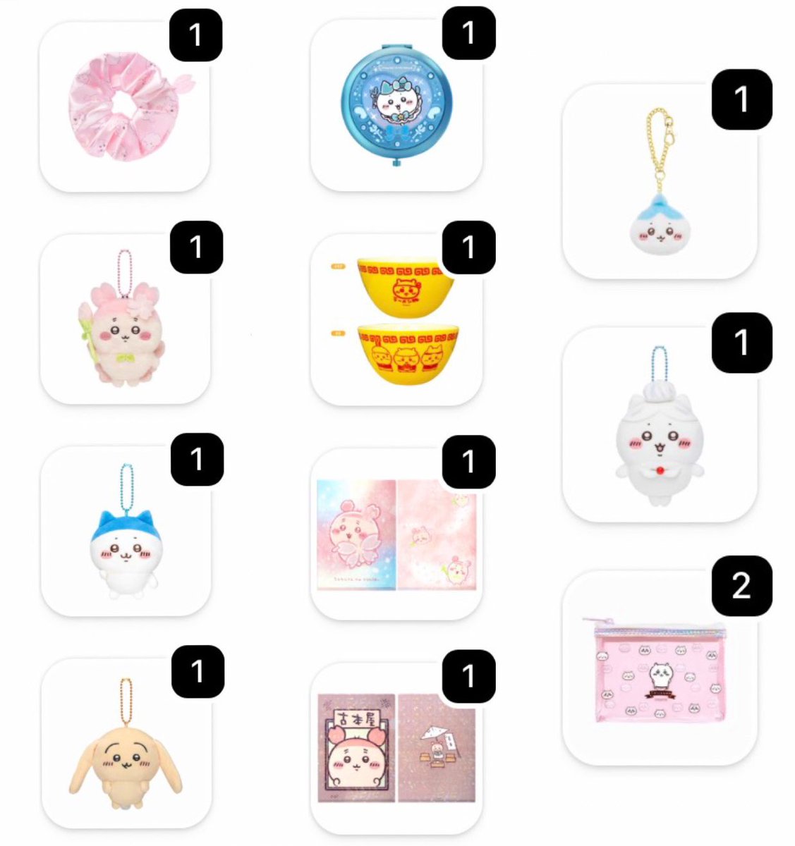 春のカニちゃん無事に購入完了 𓂃🌸 ⟡˚.⋆

他にもほしいハチたち買っちゃった( ◜▿◝ )

 #ちいかわ #ちいマ #ハチワレ