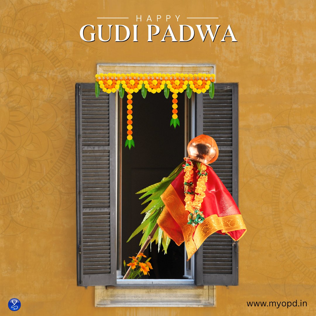 myopdin's tweet photo. MyOPD Clinic and Hospital Software team wishes you a very Happy Gudi Padwa!

#gudipadwa #happygudipadwa https://t.co/4A7cccGOSP