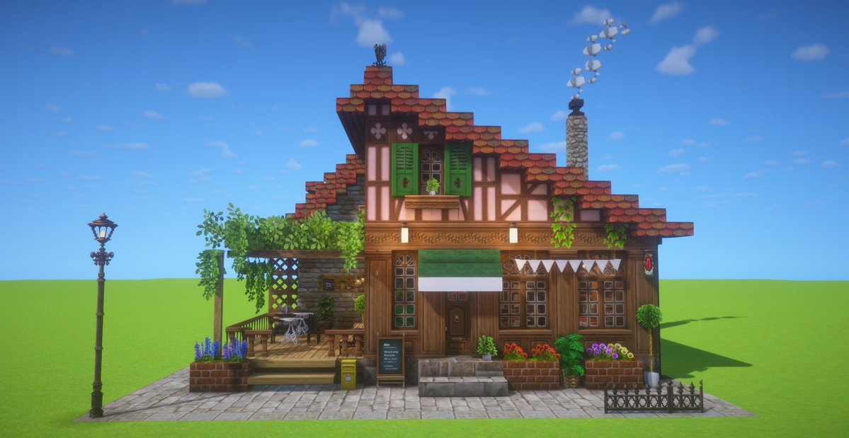 かしわ。マイクラ建築⛏️ tweet media