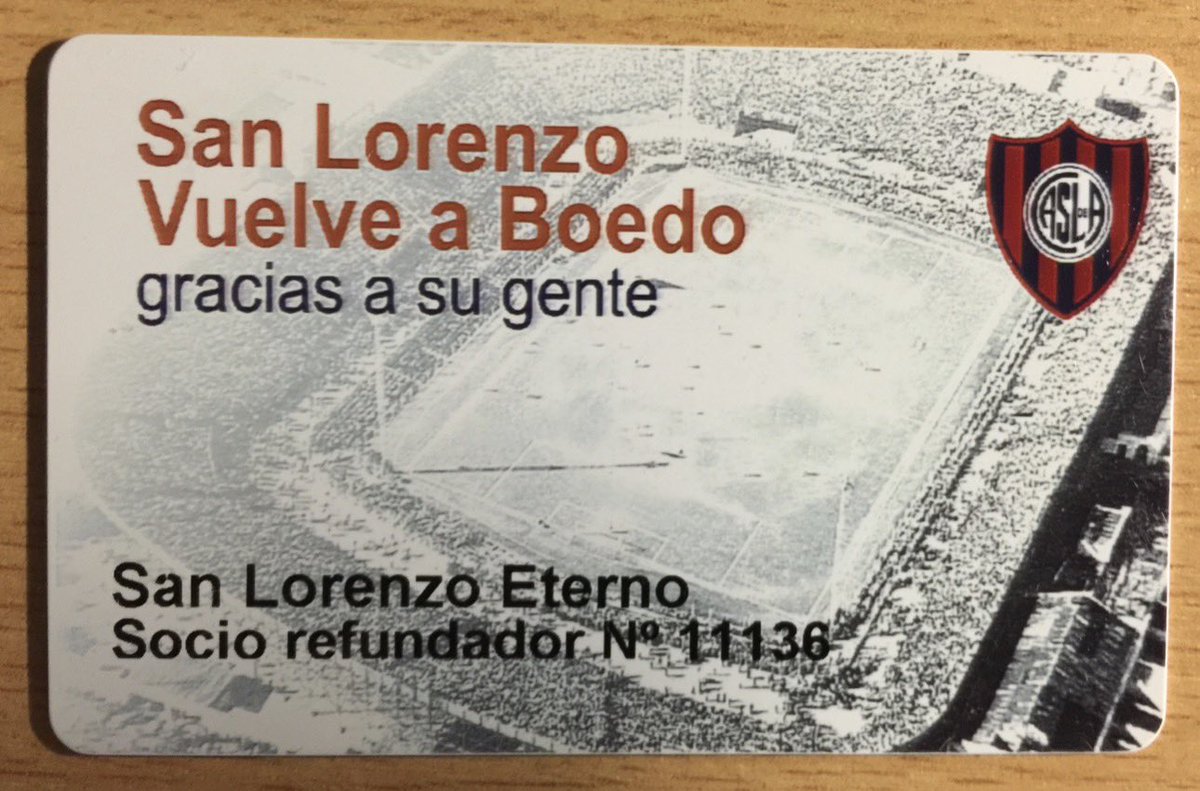 7- En "atención al Socio" de AvLP, hay para retirar más de 2.000 carnet que aguardan a su aportante.

🔥Gracias a los que confiaron ciegamente. Por eso desde 2019 los terrenos son de San Lorenzo
Sin ver nada se reunieron 8 millones de dólares. Se imaginan si se construye... ?