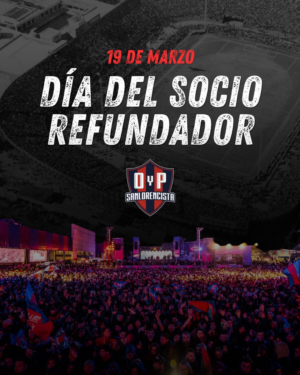 19/03 - #DíaDelSocioRefundador

Gracias por apoyar la causa más justa del mundo.

A partir del 30 de Mayo la historia los empieza a poner en su lugar 💙❤️