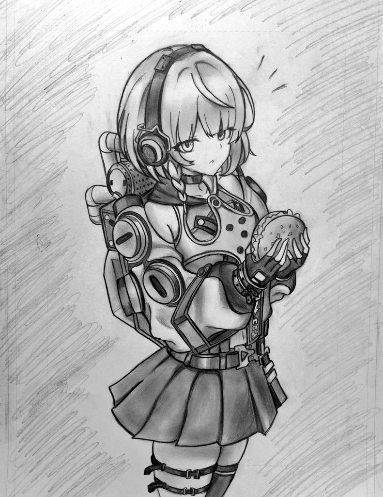 NRI34oM8qcSZdMm's tweet photo. 鉛筆1本描き
ゼンゼロ　アンビー https://t.co/z4UTI74dZZ