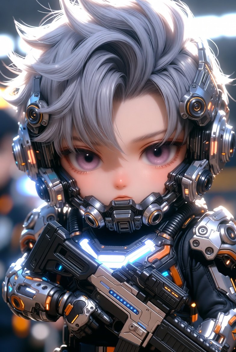 akira_LEVEL3141's tweet image. チビキャラCYBORG
#チビキャラ #CYBORG