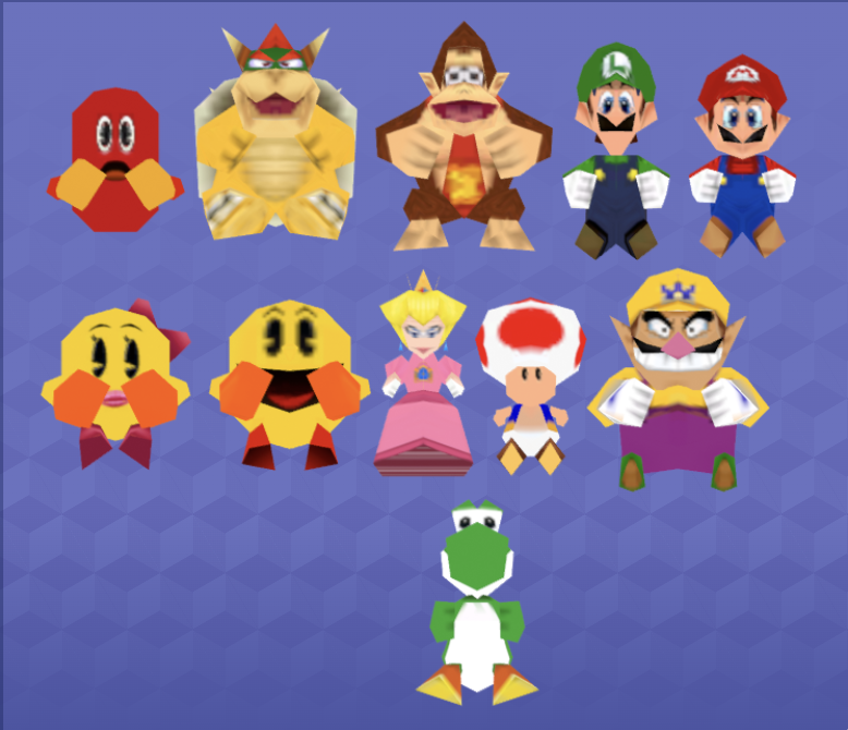 this Monday's model is LOD Models from Mario Kart GP 2 (Arcade) 

uploaded by Grounder

models.spriters-resource.com/arcade/marioka…