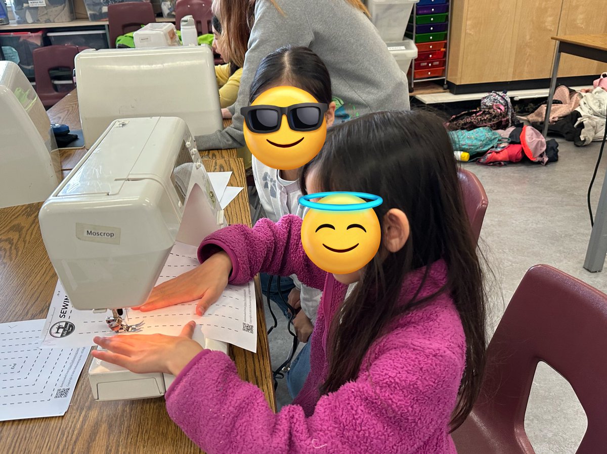 mmedare's tweet photo. Young sewists were very excited to use sewing machines for the first time during @burnabyschools Spring Break Camp! #springbreak #bbyspringcamp #togetherisbetter https://t.co/D7vqNeXTGz