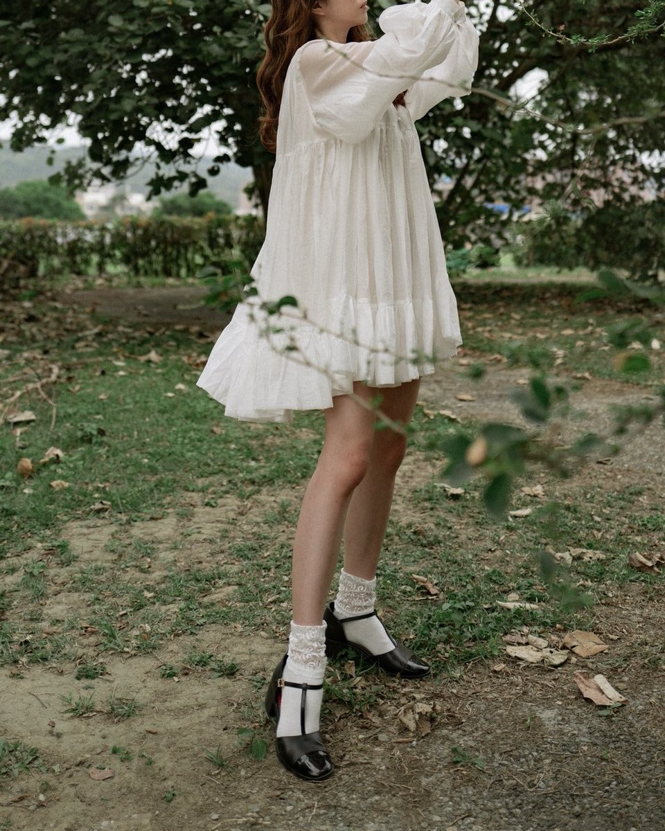 3月30日(月)再販開始 《キラキラしたものが好き》Dress / White
