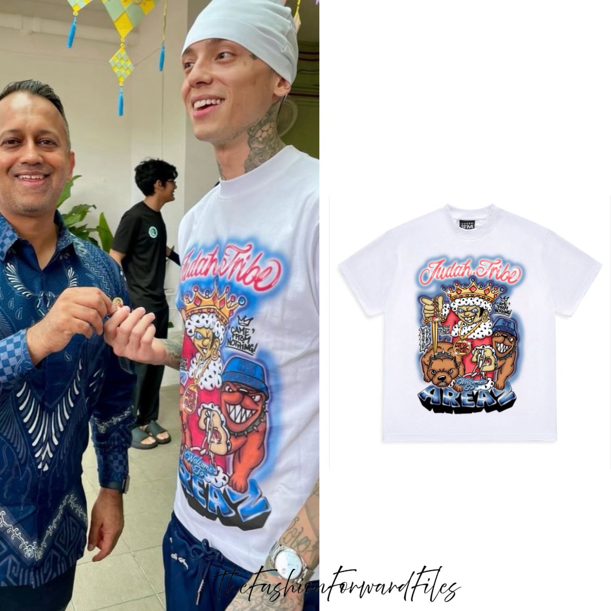 FashFwrdFiles's tweet image. Central Cee wears a Judah Tribe “The Kings King Short Sleeve Tee” in white. Photo 📸: @nikmehtafcdo 

-
#centralcee #judahtribe #centralceeedit #centralceetypebeat #centralcee23 @centralcee