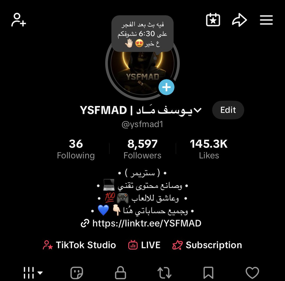 يـوسـف مَــاد | YSFMAD tweet media